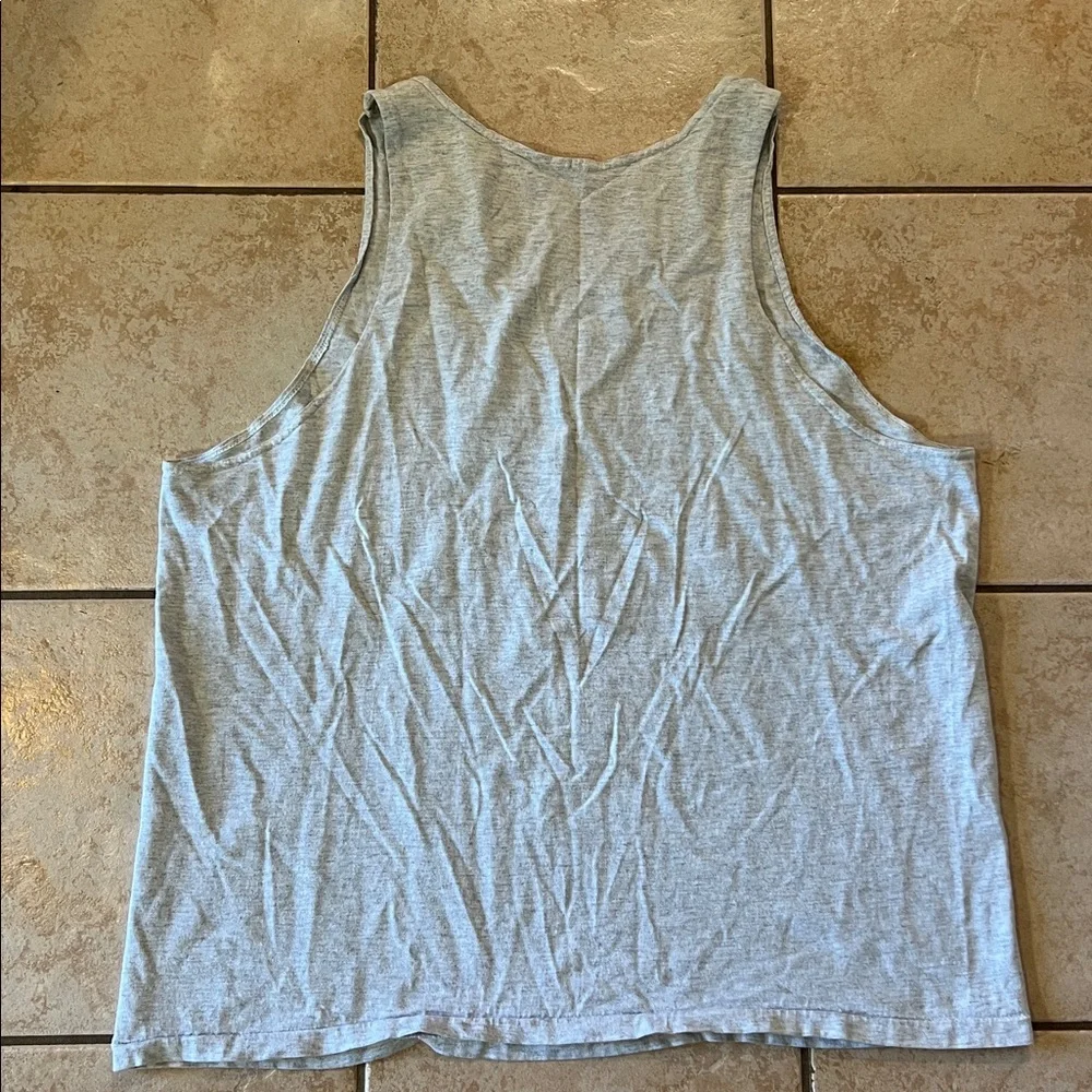 Vintage Single Stitch Light Gray Oklahoma Sooners Tank‎ Top, Sz L/XL
